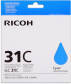 Ricoh Print Cartridge GC 31C Cyan Regular Yield (405689/GC31C)